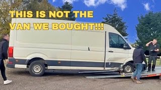 WE BOUGHT A WRECKED 2018 VW VAN BUT DID WE GET TUCKED UP [upl. by Ulyram796]