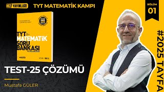 Hız Yayınları Tyt Matematik  Test25 Çözümleri [upl. by Siravat834]