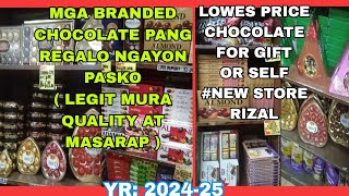 Mga imported chocolate na pang regalo ngayon PASKO LEGIT SALE  PRICE START 6 PESOS TO 450 PESOS [upl. by Hairahcaz]