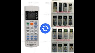 Panasonic Air Cond Aircon Aircond Remote Control ECONAVI Inverter Replacement KPN1122 [upl. by Noiwtna]