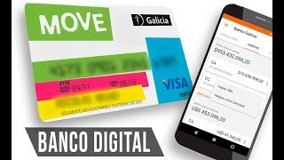 Que es GALICIA MOVE y como funciona 🤔🤔 │ Banco Digital GRATIS 😯😯 [upl. by Tita]