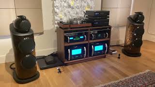 Bowers amp Wilkins 801D4 Signature Speakers with McIntosh amplification and dCS Audio Rossini stack [upl. by Ahter]