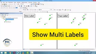 How to Show Multi Labels in ArcGIS  Multi Labels in ArcMap bestsolutionline GIS Tutorials [upl. by Weatherley]