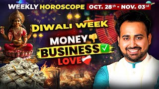 Weekly Horoscope 28 अक्टूबर से 3 नवंबर मेष से लेकर मीन राशि का साप्ताहिक राशिफल Astro Arun Pandit [upl. by Nalyac]