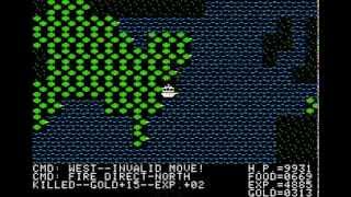 Apple II Game  Ultima II Revenge of the Enchantress 1982 Sierra OnLine Inc [upl. by Sapphera524]