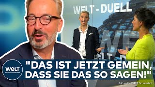 TVDUELL Fleischhauer quotDass Weidel da so schlecht aussieht hat mich überraschtquot Punkt Wagenknecht [upl. by Ysied343]