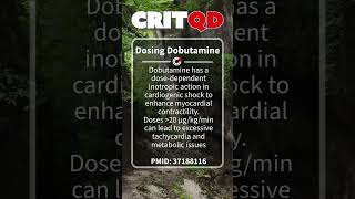 Dosing Dobutamine [upl. by Tada362]