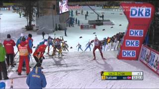 Biathlon Staffel der Damen in Ruhpolding 2013 [upl. by Fidellas]