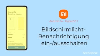 BildschirmlichtBenachrichtigung einschalten oder ausschalten  Xiaomi Android 14  HyperOS 1 [upl. by Shaner809]