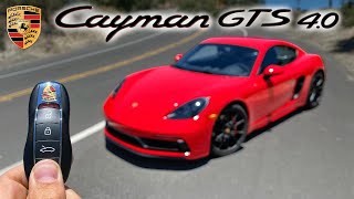 The 2021 Porsche 718 Cayman GTS 40 is a FlatSix Symphony for an Audience of One InDepth Review [upl. by Ninon]