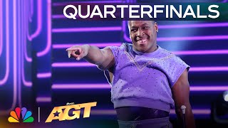 Phillip Lewis Makes Baton Twirling Look EASY  Quarterfinals  AGT 2024 [upl. by Egor]