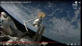 Controlled from Earth Berthing of Cygnus NG21 SS Francis R quotDickquot Scobee at ISS 6824 o7 Cmdr [upl. by Nnahgaem]