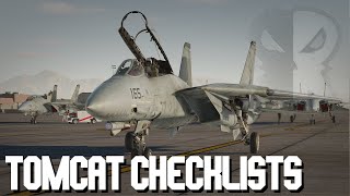 DCS F14 Tomcat Checklists Tutorial Takeoff Fence in Refueling Landing [upl. by Iak189]