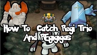 How amp Where to GetCatch Regirock Registeel Regice Trio and Regigigas in Pokemon Black 2 amp White 2 [upl. by Arrio]