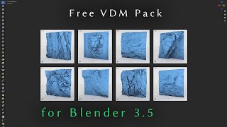 Free VDMPack for Blender 35 [upl. by Yadrahs]