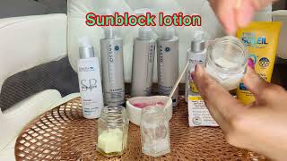 How to make Simple Cleanser Moisturiser and Sunscreen at Home [upl. by Pascasia]