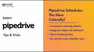 Pipedrive Scheduler the new Calendly [upl. by Creath]