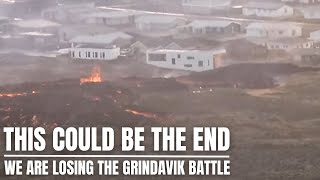 Grindavik HIt With Lava  Irreparable Damage and Sadness  Terrible Scenario [upl. by Cristy]