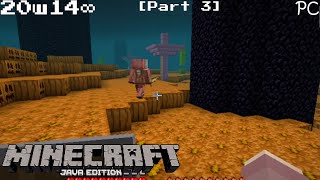 Minecraft 20w14infinite Survival  PC Longplay Part 3 [upl. by Abshier443]