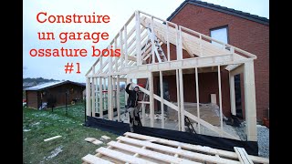 comment construire une Ossature bois 1 [upl. by Ahcarb673]