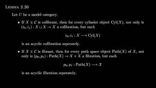 Introduction to Homotopy Theory Part 8 Homotopy in Model Categories [upl. by Aramoiz807]