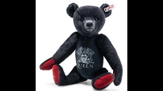 Steiff  Steiff Rocks QUEEN Bear at Morrab Studio in Penzance Cornwall UK [upl. by Inoy483]