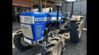 SWARAJ 744FE 4WD SIDE GEAR 2024 MODEL  RAHUL BHAIYA TRACTOR [upl. by Sanford]