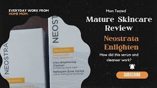 Neostrata Vitamin C Serum amp Enlighten Brightening Cleanser Review  Mature amp Sensitive Skincare [upl. by Conover356]