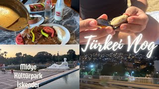 126 Türkei Vlog  Özdere Çukuraltı Strand  Midye  Iskender in Izmir  Kültür Parkı  Kultur Park [upl. by Aramois]