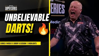 DARTS FROM THE GODS🔥🔥  Darts Highlights  Week 9 Group B session 1 [upl. by Pacorro]