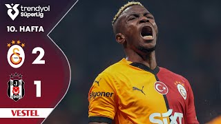 Vestel  Galatasaray 21 Beşiktaş  HighlightsÖzet  Trendyol Süper Lig  202425 [upl. by Xyla]