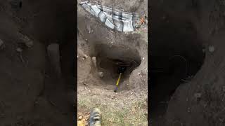 irrigation repair leak in irrigation sleeve irrigationtechtalk [upl. by Trixie]