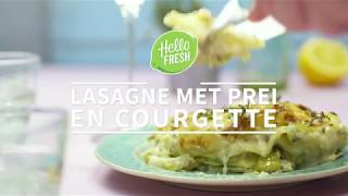 Lasagne met prei en courgette [upl. by Adnol]