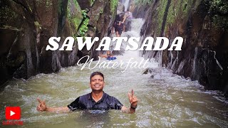 Sawatsada waterfall Chiplun Maharashtra  Hidden waterfall of Nature Beauty Rohittminivlogs [upl. by Shriver16]