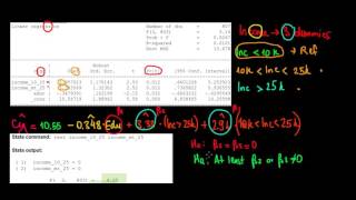 ECONOMETRICS  Interpret STATA  1 [upl. by Cannice]