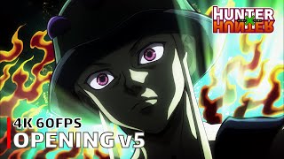 Hunter x Hunter 2011  Opening v5 【departure second version】 4K 60FPS Creditless  CC [upl. by Lynch]