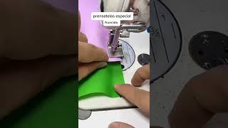 Aprende a usar el pie para fruncir tela en la maquina de coser recta shorts [upl. by Ignazio]