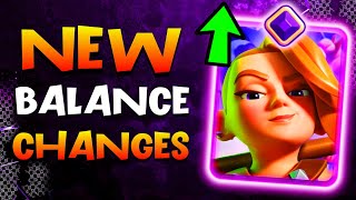 Clash Royale Just REVEALED NEW Balance Changes [upl. by Htiaf96]