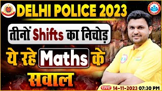 Delhi Police Constable 2023 Exam Analysis Delhi Police Maths Asked Questions Maths By Rahul Sir [upl. by Nitsirk]