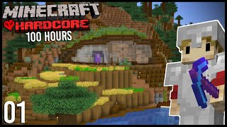 100 Hours In Minecraft Hardcore Episode 1 [upl. by Meraree]