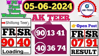 05062024 Ak Teer Guarantee 😈FC😈 Shillong Teer Counter Making Vip Jodi [upl. by Gittel]