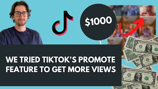 We Gave TikTok 1000 To Boost Our Post  This is The Results 2022 TikTok Ad Experiment [upl. by Sleinad]