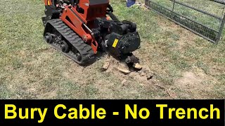 Ditch Witch Vibratory Plow  No Mess Trenching [upl. by Eberto500]