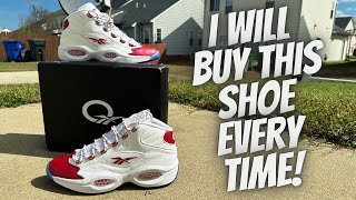 Reebok Question Red Pearlized Toe 2024 Review amp On Feet [upl. by Bowler284]