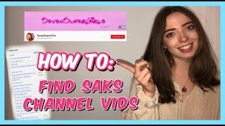 How To Find SAKS Channel Videos  STEP BY STEP GUIDE [upl. by Rundgren158]