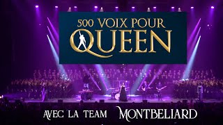 500 Voix pour Queen avec la Team Montbéliard le Jour J du concert à l’Axone 7 avril 2024 [upl. by Andeee]