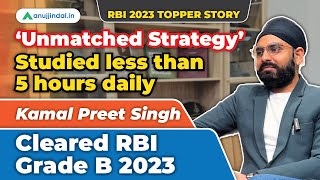 RBI Grade B Topper Interview  RBI Grade B 2024 Preparation Strategy  RBI Cracked in Third Attempt [upl. by Kalk593]