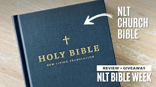 NLT Church Bible  Review  Giveaway [upl. by Elsinore]