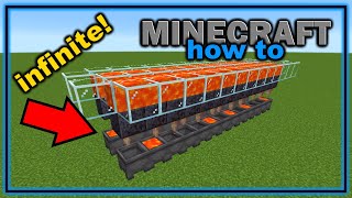 How to Make an Infinite Lava Source in Minecraft 118  Easy Minecraft Tutorial [upl. by Aneleairam343]