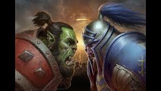 Warcraft 3  Footman VS Grunts Profesional 48 B  LICH  Annoying Mushrooms [upl. by Palua]